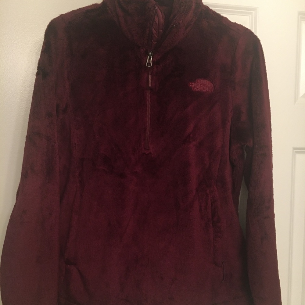 North Face Osito 1/4 zip -M